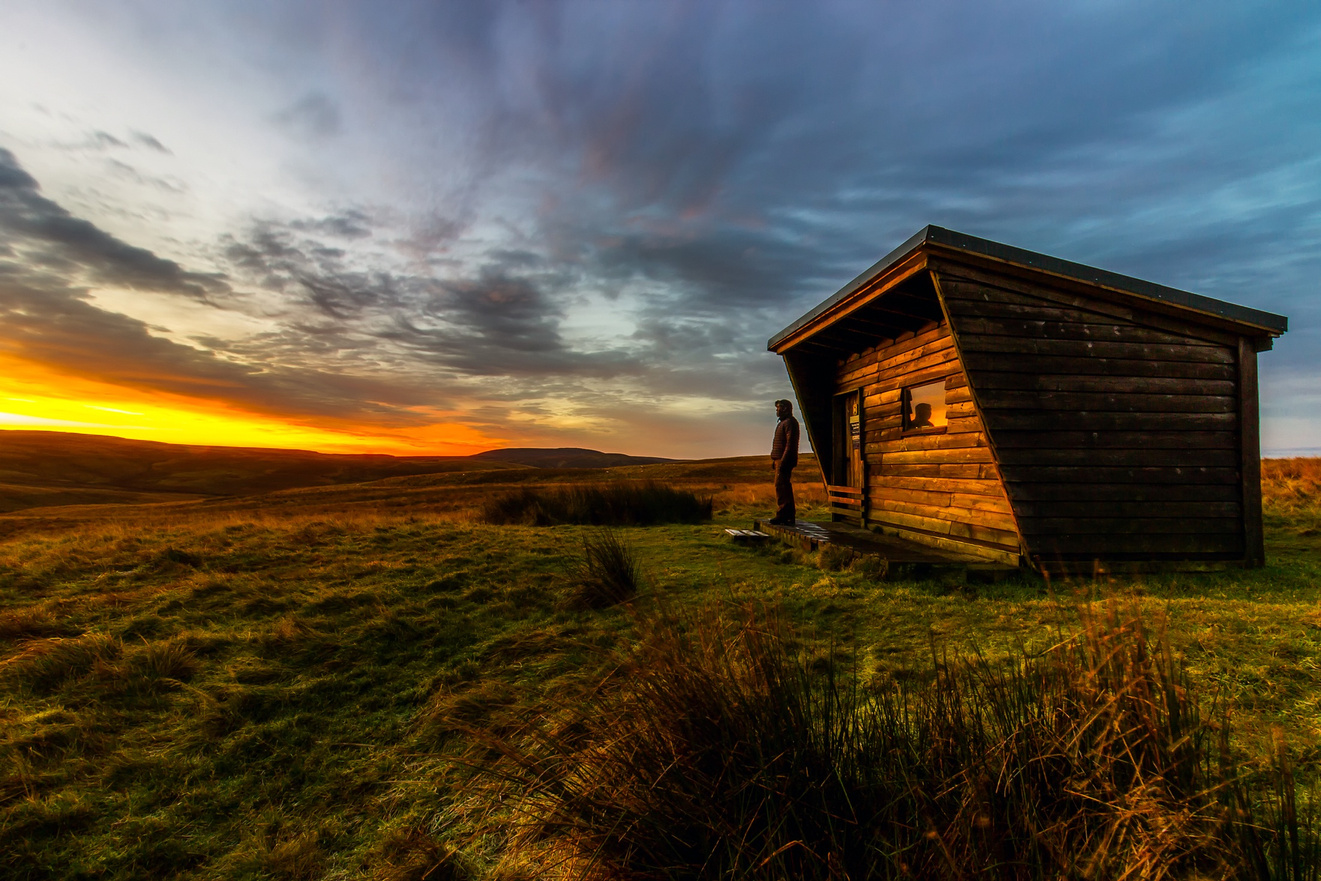 Log Cabin in the Meadow